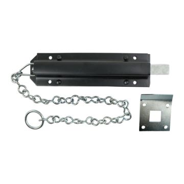 Timco Taurus Spring Garage Chain Bolt 18" BTP