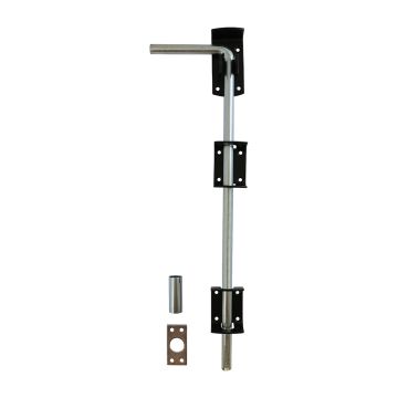 Timco Taurus Garage Drop Down Bolt Black 18" BTP