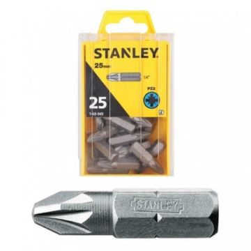 Stanley Pozidrive 2pt Bit 25mm (box of 25)