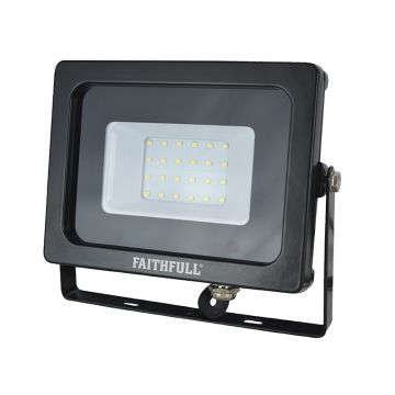 Faithfull SMD LED Wall Mounted Floodlight 20W 1600 Lumen 240V