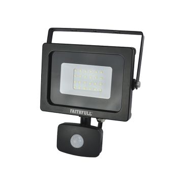 Faithfull Security Light with PIR 20W 1600 Lumen 240V