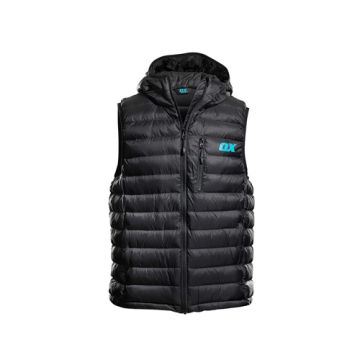 OX Ribbed Gilet - XL - Black - 