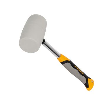 Roughneck Non Marking White Rubber Mallet 24oz