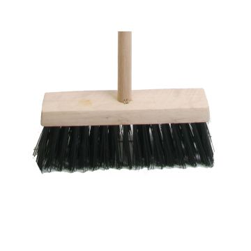 Faithfull Broom PVC 325mm (13") Head complete with handle