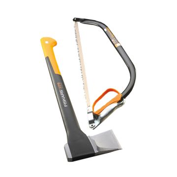 Fisker 1.57Kg (3.4lb) Splitting Axe with FREE 53cm (21") Bowsaw