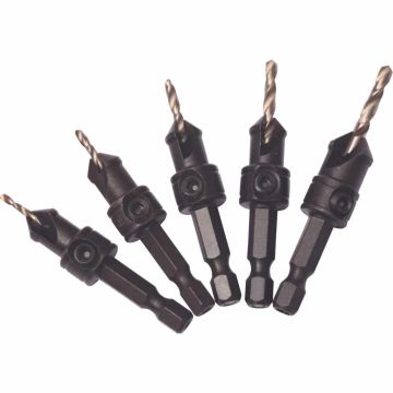 DART 5 Piece Quick-Change Countersink Set *