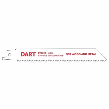 DART S922HF Metal Cutting Reciprocating Blade Pk 5
