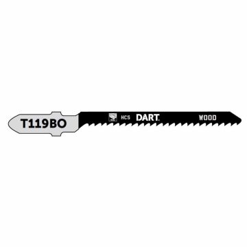 DART T119BO Wood Cutting Jigsaw Blade - Pk 5