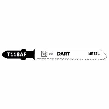 DART T118AF Metal Cutting Jigsaw Blade - Pk 5