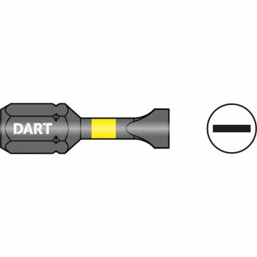 DART Slotted 4.5 x 0.6 Impact Driver Bit - Pk 10