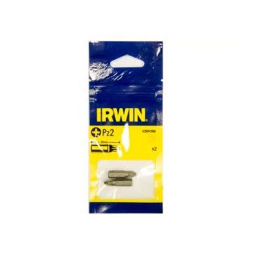 Irwin Screwdriver Bits Pozi PZ2 25mm (Pack 2)