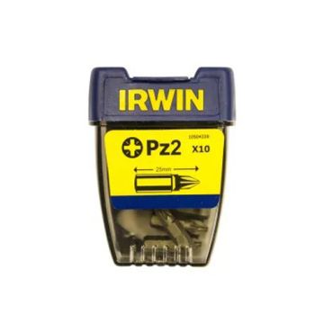 Irwin Screwdriver Bits Pozi PZ2 25mm (Pack 10)