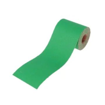 Faithfull Aluminium Oxide Sanding Paper Roll Green 115mm x 5mm 60G