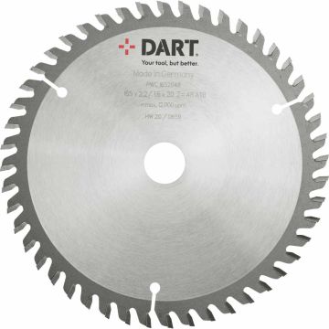 Dart Platinum ATB + 5 Wood Saw Blade 160mm x 20B x 48Z