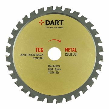 Dart Silver PMC Metal Saw Blade 136mm x 20B x 32Z