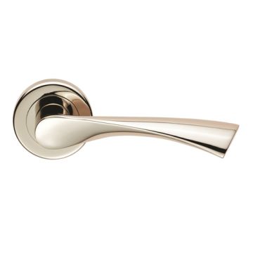 Carlisle Brass Serozzetta Venti Lever On Rose Polished Nickel - 51mm Diameter