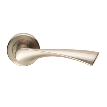 Carlisle Brass Serozzetta Venti Lever On Rose Satin Nickel - 51mm Diameter