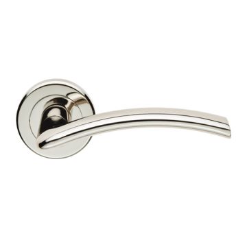 Carlisle Brassserozzetta Trenta Lever On Rose Polished Nickel - 51mm Diameter