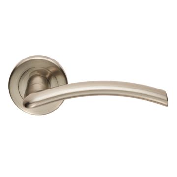 Carlisle Brass Serozzetta Trenta Lever On Rose Satin Nickel - 51mm Diameter