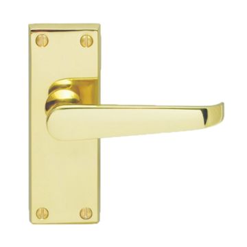 Carlisle Brass Victorian Flat - Lever Latch (Contract Range) Polished Brass 