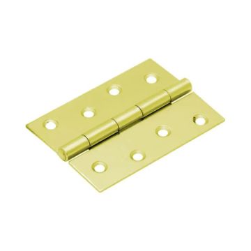 Carlisle Brass Light Butt Hinge - 1 1/2 Pair - 100mm - Electro Brass