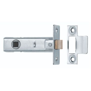 Carlisle Brass Tubular Mortice Latch - 76mm - Nickel Plated