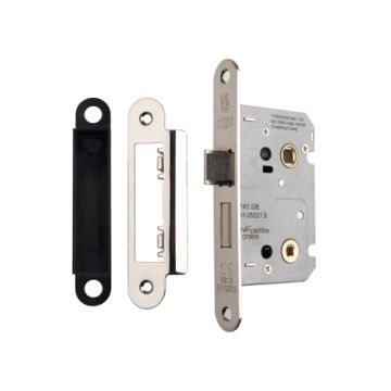 Carlisle Brass Easi-T Bathroom Lock - 63mm - Nicke Plated