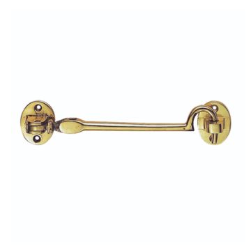 Carlisle Brass - Cabin Hook - 102mm - Lightweight (Silent Pattern) - Polished Brass