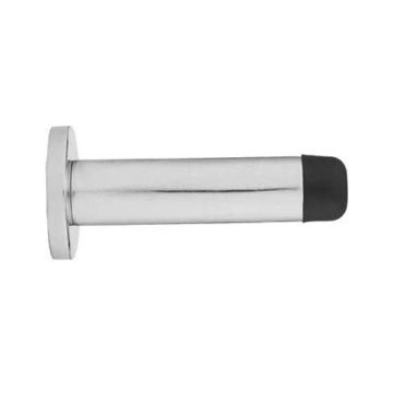 Carlisle Brass - Cylinder Door Stop (With Rose) - 64mm - Polished Brass