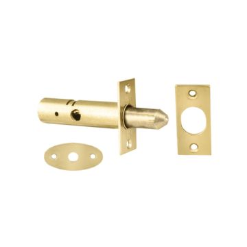 Carlisle Brass - Door Security Pack Inc 2 x Door Security Bolt & 1 Key - 60mm - Electro Brass