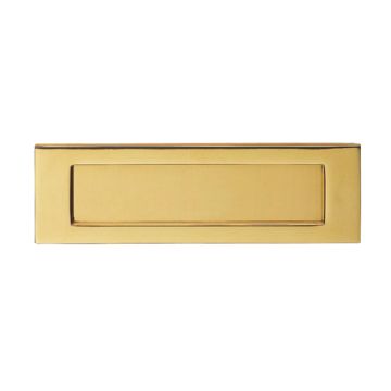 Carlisle Brass - Victorian Letterplate - 257mm x 80mm - Polished Brass