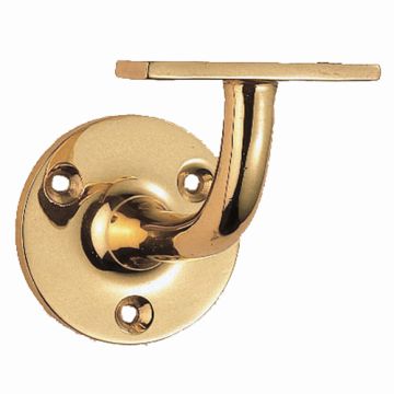 Carlisle Brass - Handrail Bracket (Heavyweight) - 64mm - Polished Brass