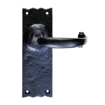 Carlisle Brass - Ludlow Black Antique - Traditional Lever Latch Furniture - 152mm x 55mm
