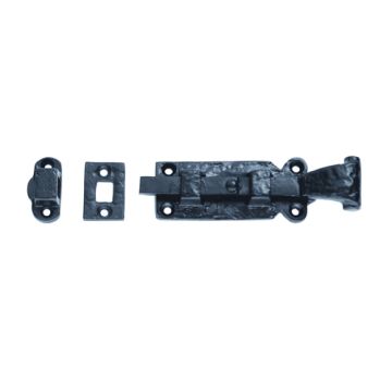 Carlisle Brass - Ludlow Black Antique - Straight Door Bolt - 102mm