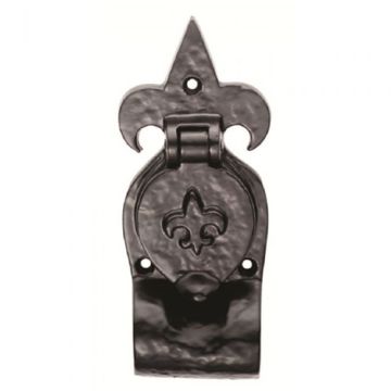Carlisle Brass - Ludlow Black Antique - Fleur De Lys Cylinder Pull - 144mm x 63mm