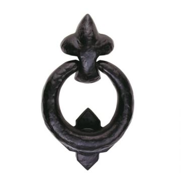 Carlisle Brass - Ludlow Black Antique - Ring Door Knocker - 95mm