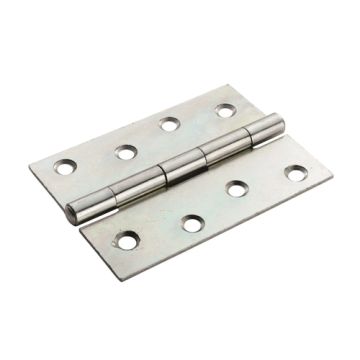 Carlisle Brass Narrow Patten Butt Hinge Steel (ZP) 102mm (1838)