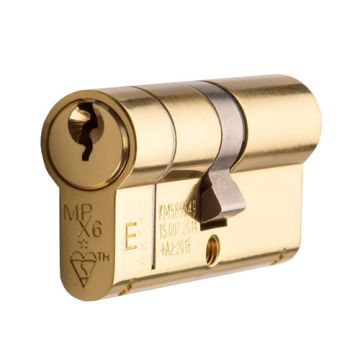 Carlisle Brass MPX6 35/50mm Euro Double Cylinder PB