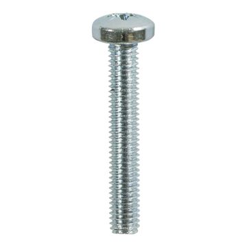 Timco Machine Screws PZ - Pan - Zinc M5 x 40