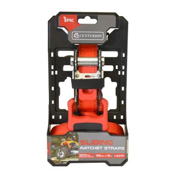 Centurion Sliding Ratchet Tie Down 1200kg 5m
