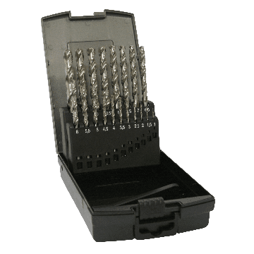 Dart HSS Ground Twist Drill Set 19pc