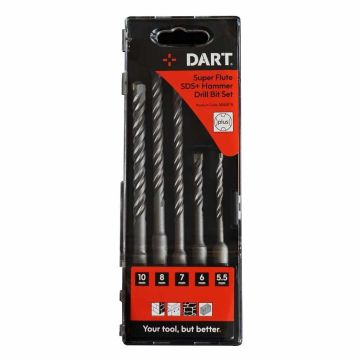 Dart SDS + Hammer Drill Bit Set 5pc