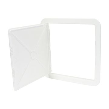 Timloc Plastic Access Panel 305x305 Hinged White