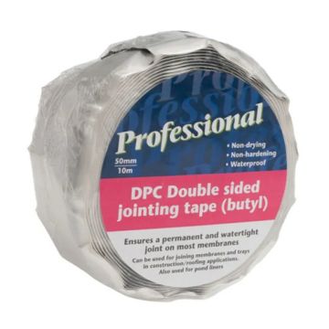 Ultratape Double Sided Black DPM Jointing Tape 50mm x 10mtr