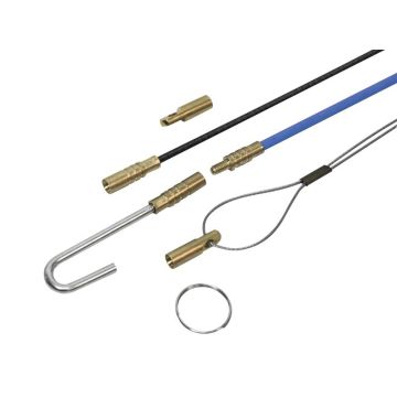 Faithfull 10mtr Cable Rod Set 15 Piece