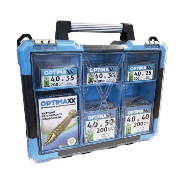 Optimaxx Woodcrews 1200pc Midi Case (Special Offer)