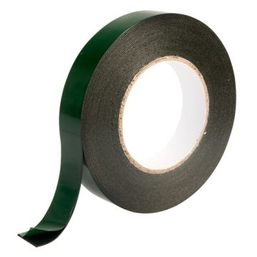 Ultratape 25mm x 10m Black Double Sided Foam Tape