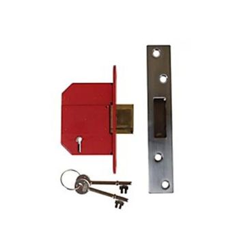 Union BS3621 SS 76mm 5L Mortice Deadlock