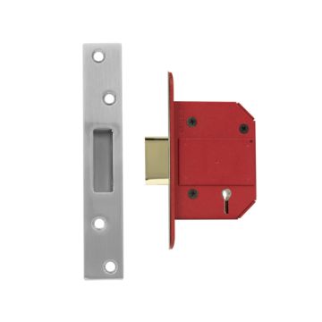 Union BS3621 SS 63mm 5L Mortice Deadlock