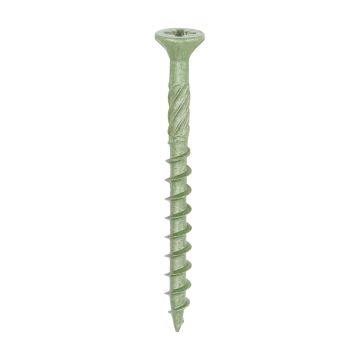 Timco Decking Screw PZ Double Countersunk Green 4.5 x 50